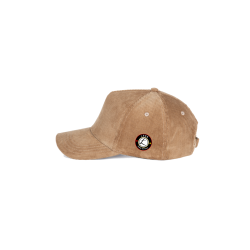 Casquette Velour Beige